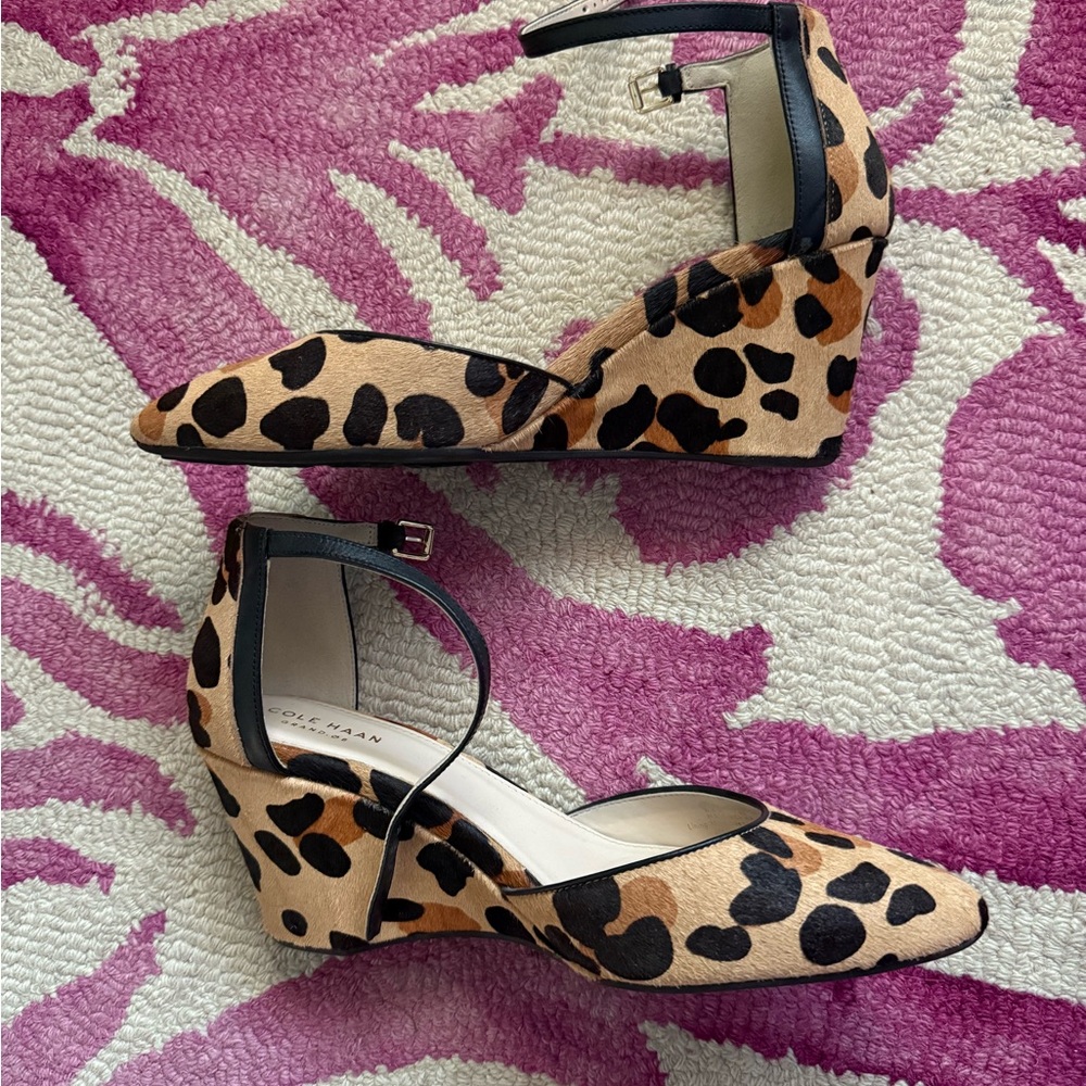 Cole Haan Brown and Black Heels
